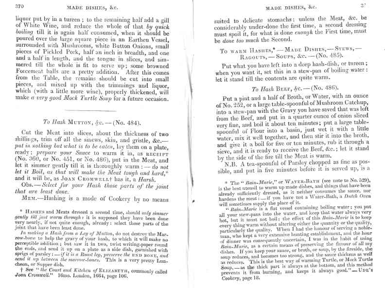 The Cook's Oracle, sheet 186